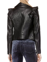 Jackie Goldschneider Black Leather Jacket